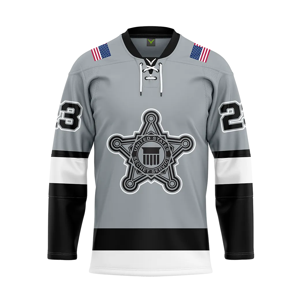 US Secret Service Grey Sublimated Jersey