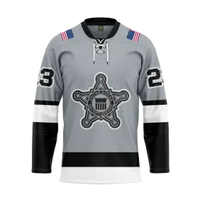 US Secret Service Grey Sublimated Jersey