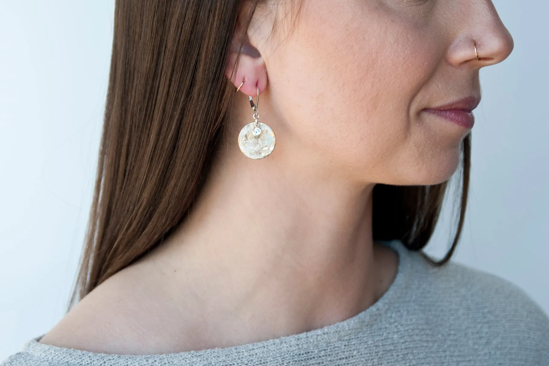 White Wash Earring